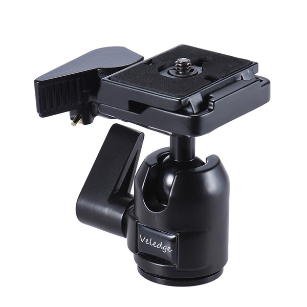 Photography Tripod Head Ballhead with Quick Release Plate Load up to 10kg for Canon Nikon Sony DSLR Digital Camera