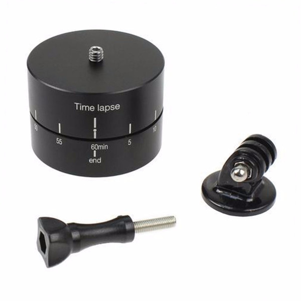 360 Degree Time Lapse Ball Head Panning Rotating Time Lapse Stabilizer Tripod Adapter For  DSLR Action Cameras timelapse