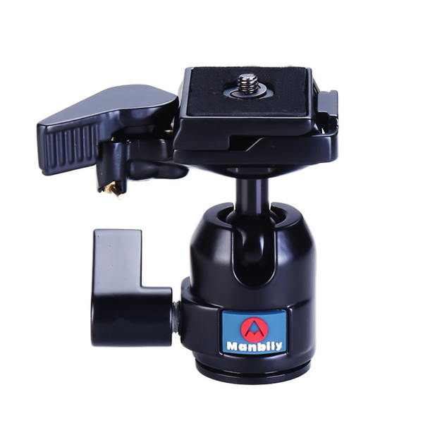 Manbily Professional Tripod Heads Universal Ball Head with Manfroo 200PL-14 Fast Mounting Plate M10