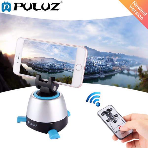 PULUZ 360 Degree Rotation Panning Rotating Panoramic tripod head with Remote Controller Stabilizer for Iphone DSLR Cameras