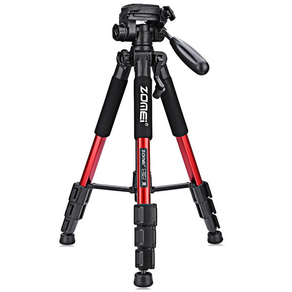 ZOMEI Q111 Professional Portable Travel Aluminum Camera Tripod&Pan Head for SLR DSLR Digital Camera Three color