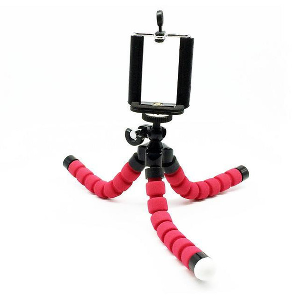 Free Shipping Mini 16CM Digital Camera Stand Flexible Leg Tripod Grip Octopus Bubble Pod Monopod Mobile Phone Holder Clip 55~85mm Free Ship