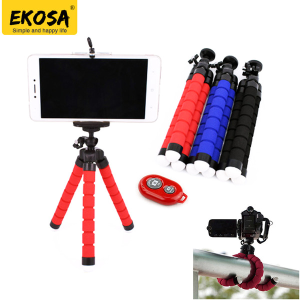 EKOSA Ahtapot Tripod For Phone Camera tripode para movil sponge telefon mini tripods flexible monopod gorillapod octopus tripod