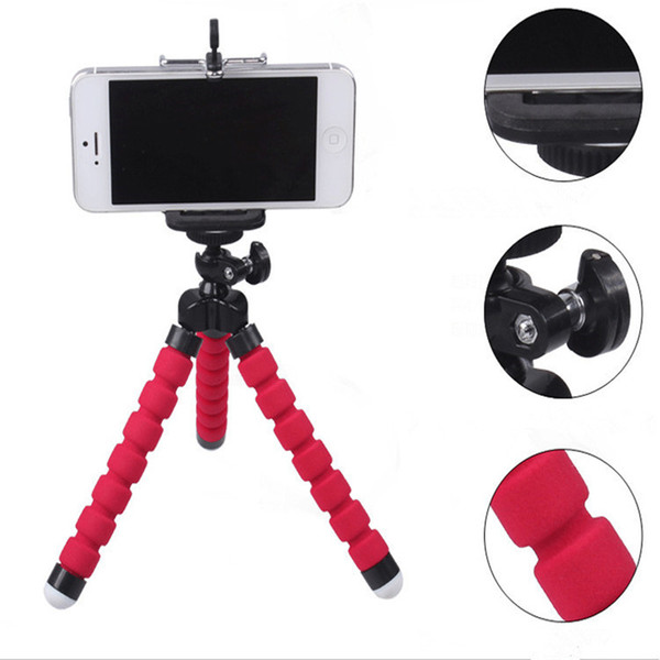 Mini Phone Holder Flexible Octopus Tripod Bracket Selfie Expanding Stand Mount Monopod Styling For Mobile Phone Camera Universal