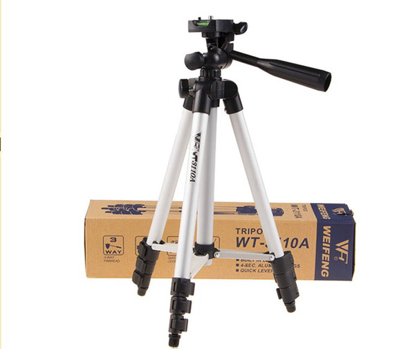 3110A Pro Camera Tripod Portable Lightweight Aluninum Tripod with Flexible Three-way Tripod Head for Canon Nikon Sony Cameras