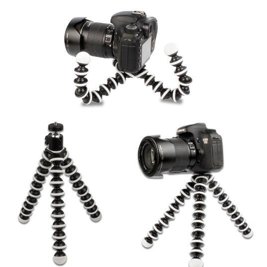 MOQ:5pcs Mini Camera Accessories Octopus Tripod Monopod Gorillapod Tripe Holder Bracket Phone Clip Universal Accessories