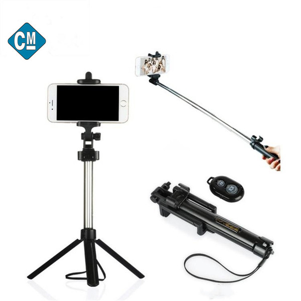 Handheld & Tripod 2-in-1 Extendable Bluetooth Selfie Stick for iPhone X 8 7 6 6S 6Plus Samsung Android Smart Phone