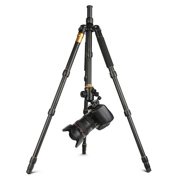 New Q666 Pro QZSD-02 Professional Photographic Portable Tripod & Monopod Set For Digital SLR Camera Only 35cm Load Bearing 15Kg