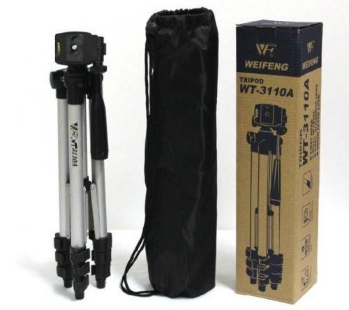 WEIFENG WT3110A Tripod With 3-Way HeadTripod for Nikon D7100 D90 D3100 DSLR Sony NEX-5N A7S Canon 650D 70D 600D WT-3110A