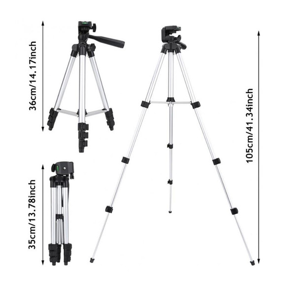 WEIFENG WT3110A Tripod With 3-Way HeadTripod for Nikon D7100 D90 D3100 DSLR Sony NEX-5N A7S Canon 650D 70D 600D WT-3110A