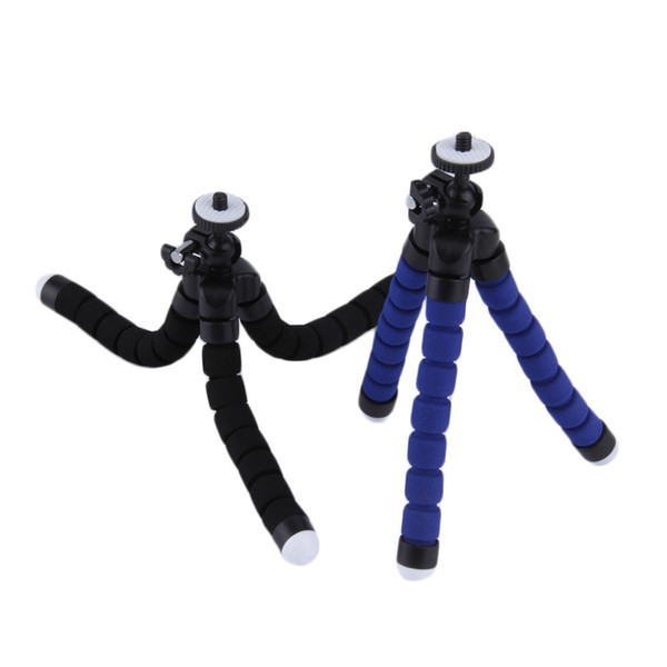 Universal Spong Flexible Mini Tripod Portable Octopus Stand Mount Bracket Holder Monopod For Mobile Phones Cameras Camcorder NEW