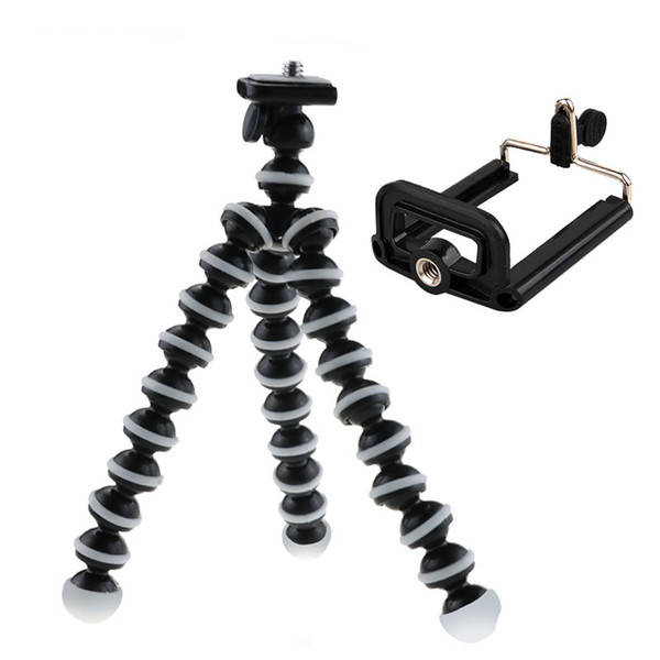 Octopus Mini Tripod Stand with phone Clip Mount For Mobile phone Action camera for iphone samsung camera