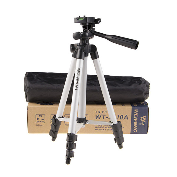 WT3110A Photo Camera Small Table Portable Tripod With 3-Way Head carrying Bag for Canon Nikon DSLR