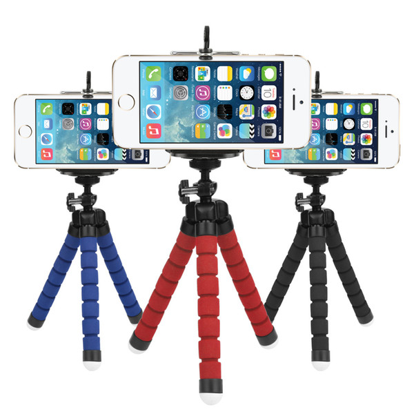 New Arrival 2018 Mini Flexible Camera Phone Holder Flexible Octopus Tripod Bracket Stand Holder Mount Monopod Styling Accessories