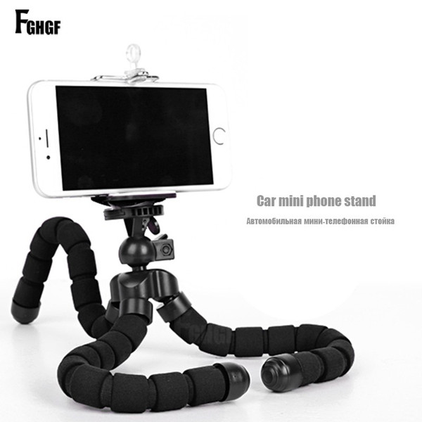 FGHGF Mobile Phone Stand Car Phone Holder Flexible octopus Tripod Bracket Digital Camera Mini Portable Flexible Desktop Stent