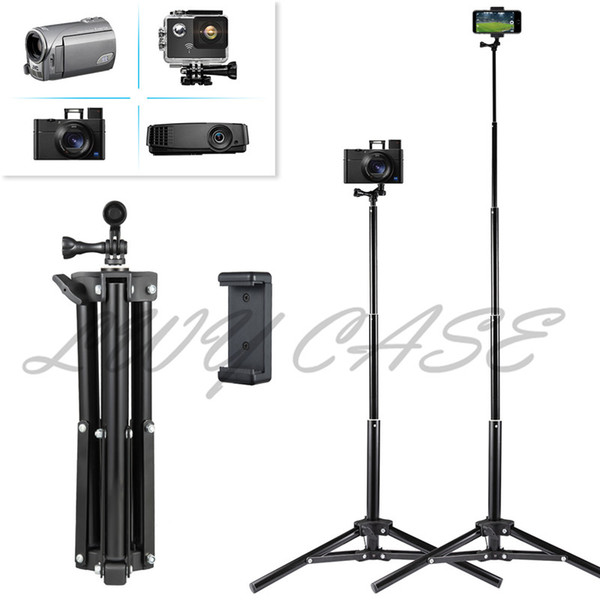 Professional Portable Travel Aluminum Camera Tripod&Pan For DSLR Digital Camera Mobile Phone Selfie Stick