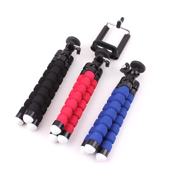 Wholesale new tripod Octopus tripod lazy handset frame portable mobile phone universal support sponge bracket