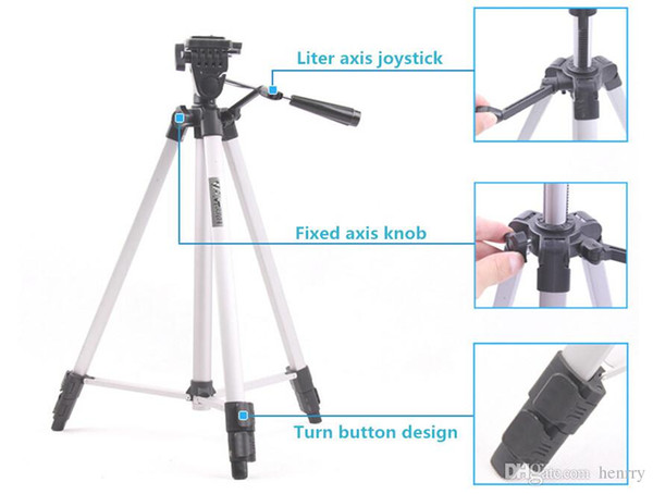 15pcs a bag WT-330A camera tripod telescope 1.35M lightweight tripod, micro-single / DV / digital camera card General pod with tripod bag