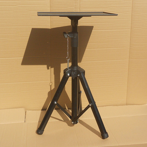 Black Non-slip projector tripod Telescopic bracket+ 30x40cm big tray Speaker stand Metal material Load bearing 60kg