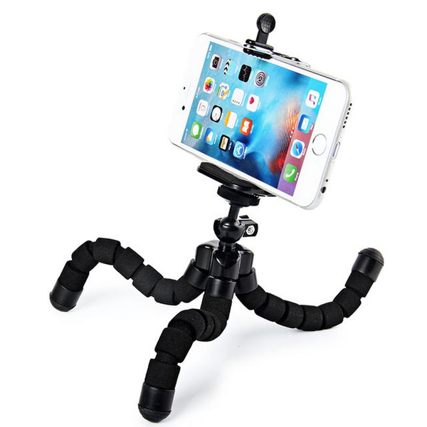 Universal MINI Tripod Stand Holder Flexible Tripod Holder for iPhone X 8 7 6 6S plus for Samsung Note 8 s8 plus s7 edge