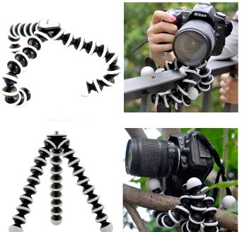 2018 new large octopus flexible tripod bracket Gorillapod for mobile phone phone smart phone digital SLR camera desktop desktop mini tripod