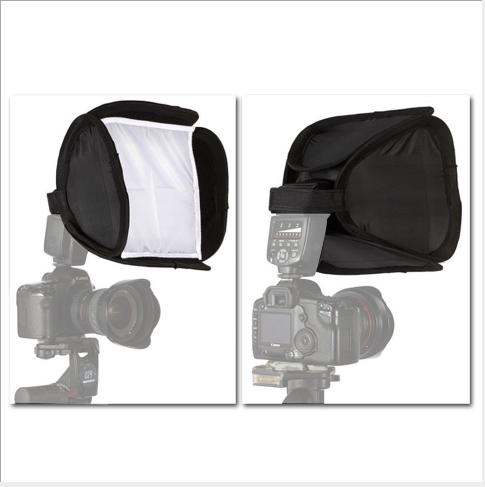 Photography equipment DSLR camera top flash light box and light cover