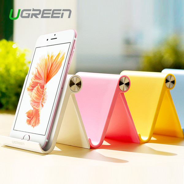 Ugreen Universal White Mobile Phone Stand Flexible Desk Phone Holder For iPad iPhone Sony Nokia HTC Cellphone And Tablet Stand