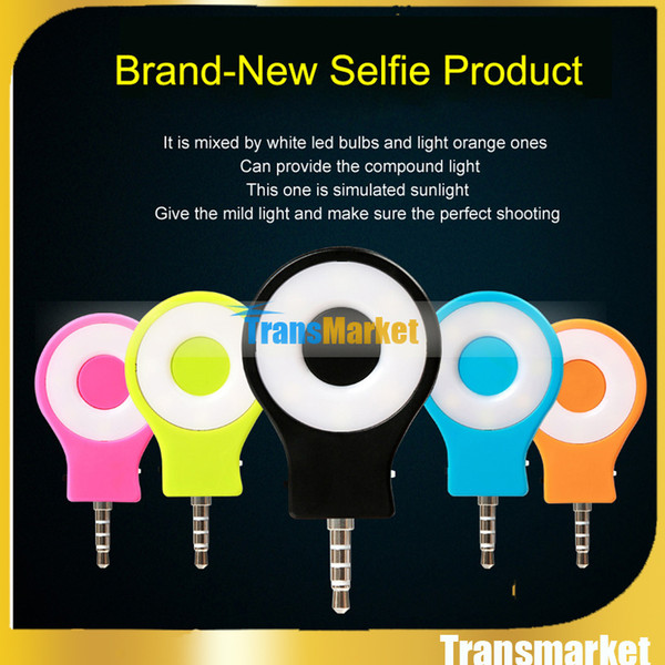 2016 Newest Retina Portable Selfie LED Flash for iPhone 5 5S SE 6 6S Plus Samsung Galaxy S6 Edge S7 Note 2 3 4 5 LG HTC