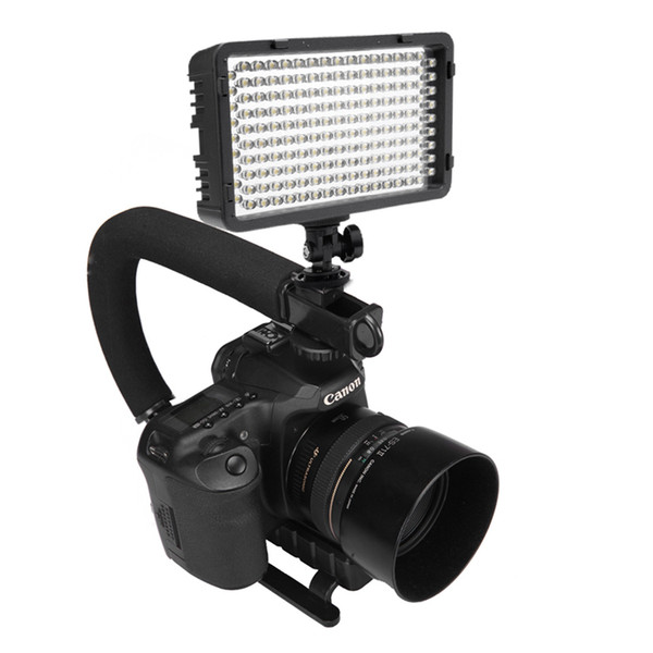 X GRIP U Bracket C Shpe Bracket Portable Professional Camera or Camcorder Action Stabilizing Handle with Standard 1/4