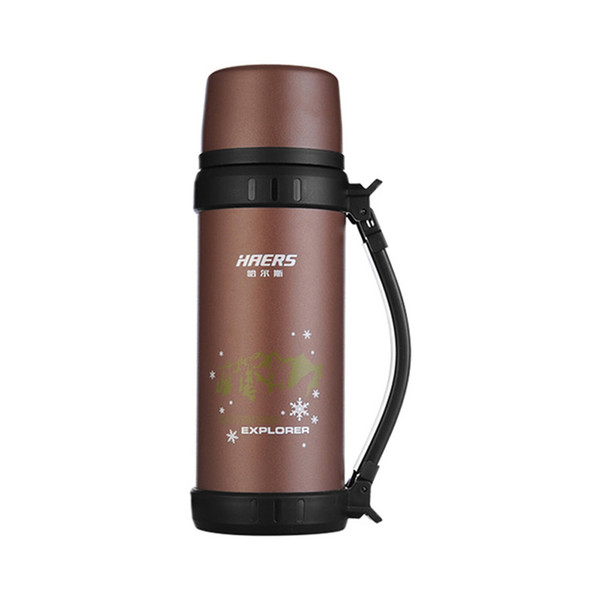 1.1L Stainless Steel Insulated Thermos Bottle Outdoor Sports Drinking Water Bottle Vacuum Bottle