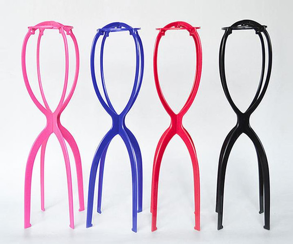 Portable Wig Stand Durable Plastic Wig Stand Holder 35 /50 cm Hair Wig Stand Tripod Putting Wigs High Quality