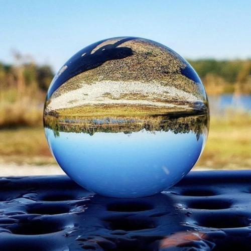 60mm Photography Lensball Clear Glass Crystal Ball Healing Sphere Photography Props K9 Glass Lensball Decor Gift