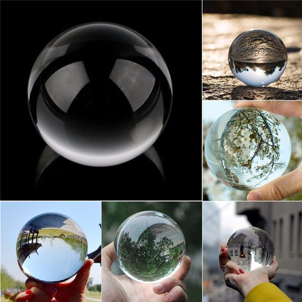 Transparent crystal ball photography personality Decoration Feng Shuiqiu Lucky decorative arts and crafts modern living room display