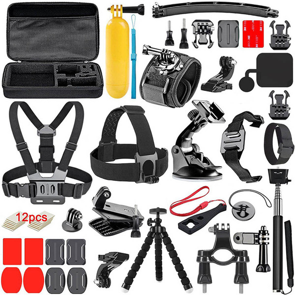 K13 Action Camera 14-in-1 Accessories Kits For Gopros Heros 4 3 4 5 6 Xiaomi yi SJCAM EKEN H9 H9R