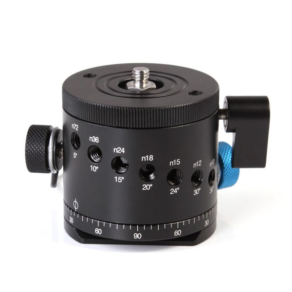 Wholesale-DH-55D Panoramic Panorama BallHead Clamp Indexing Rotator For Camera Tripod Head