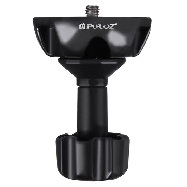 PULUZ 75mm Half Ball Flat to Bowl Adapter for Fluid Head Tripod DSLR Rig Camera, Metal Material