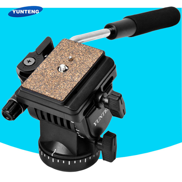 Wholesale-Clearance YunTeng 950 YT-950 Photography DSLR DV Hydraulic Pressure Fluid Tripod Head For Shooting Filming Studio Video Camera