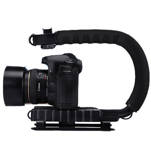 U Bracket C Shape Bracket Shooting Bracket Portable Professional Camera or Camcorder Action Stabilizing Handle with Standard 1/4