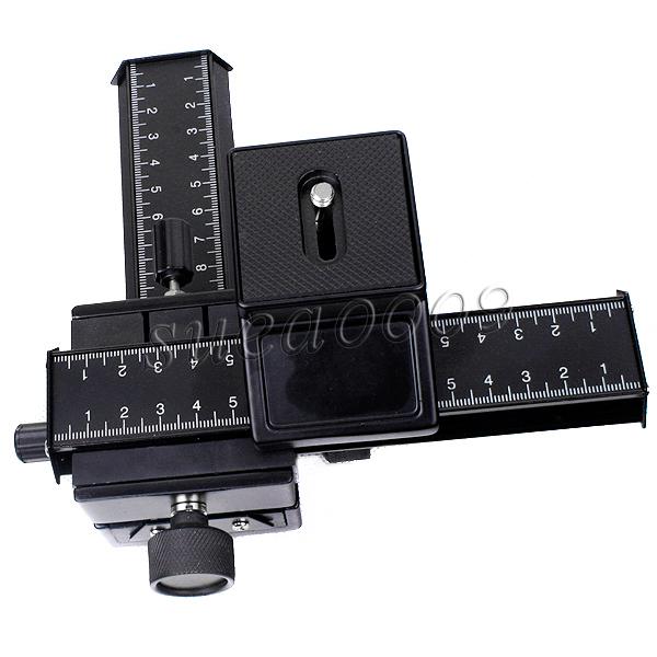 Wholesale-Professional Macro Focusing Rail Slider 4-Way D-SLR DC for Nikon Canon Petax SLR DSLR DC Camera