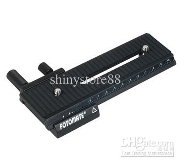 Fotomate LP-01 2 way Macro Focus Rail Slider Tripod Plate macro-turning long-type tripod head camera