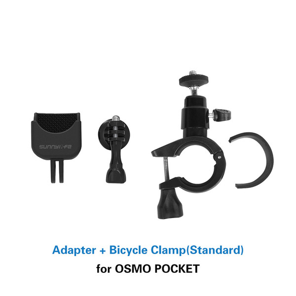 OP-Q9161/62 1/4 Adapter Multifunctional Expanding Switch Connection with Bicycle Mount Clamp Holder for DJI OSMO POCKET gimbal Accessories