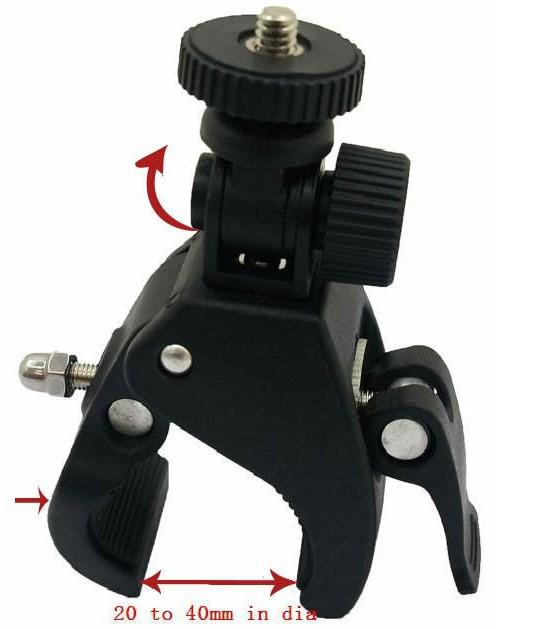 Bicycle Bike Motorcycle Handlebar Mount Tripod for Camera Digital Video 360 degree swivel head