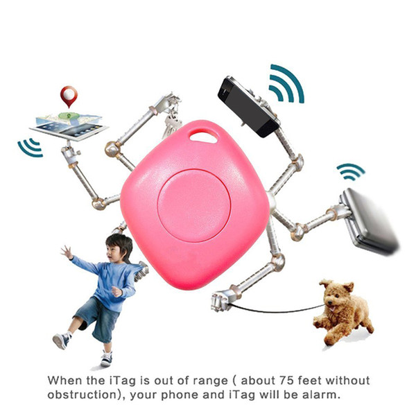 Mini Bluetooth 4.0 Trackers Alarm iTag Key Finder Voice Recording Anti-lost Tracker Selfie Shutter NO gps Tracker For ios Android Smartphone