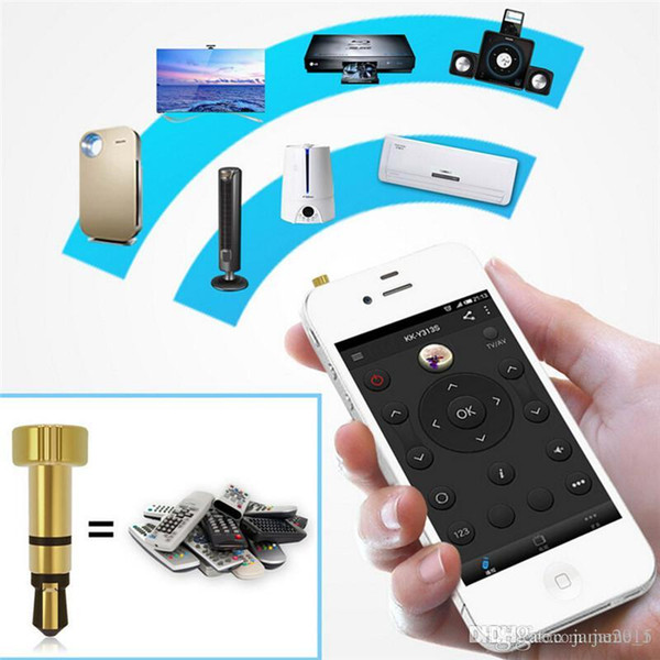 New Portable Mini Pocket Mobile Phone Smart Control 3.5mm Dust Plug Cover For IOS Phones Headphone Air Conditioner TV DVD