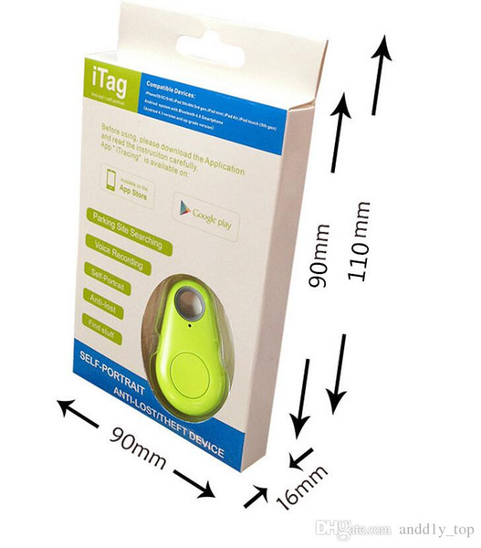 Popular Bluetooth Anti-Lost Alarm Tracer Camera Remote Shutter IT-06 iTag Anti-lost Alarm Self-timer bluetooth 4.0 for all Smartphone US05