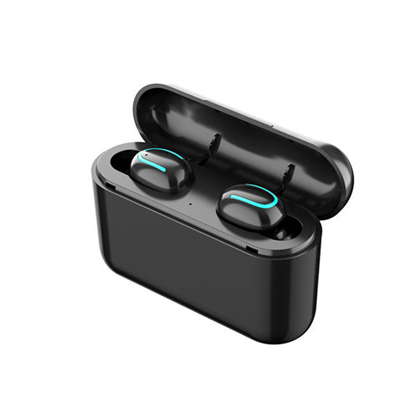 Q32 Bluetooth Headphone Mini Wireless Headset Cell Phone Earphone With Power Bank Stereo Sports Cordless Handsfree Gaming Mic Earbud