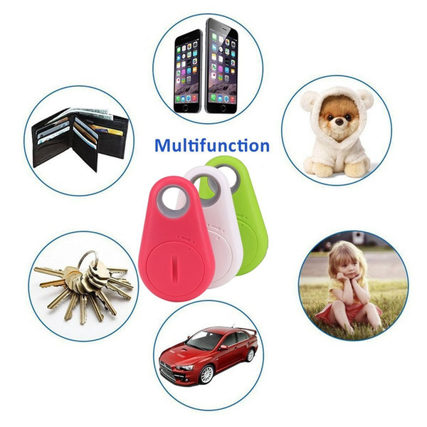 Mini GPS Tracker,Smart Finder Bluetooth Locator Pet Tracker Alarm Wireless Anti-lost Sensor Remote Selfie Shutter Seeker for Kids Bag Wallet