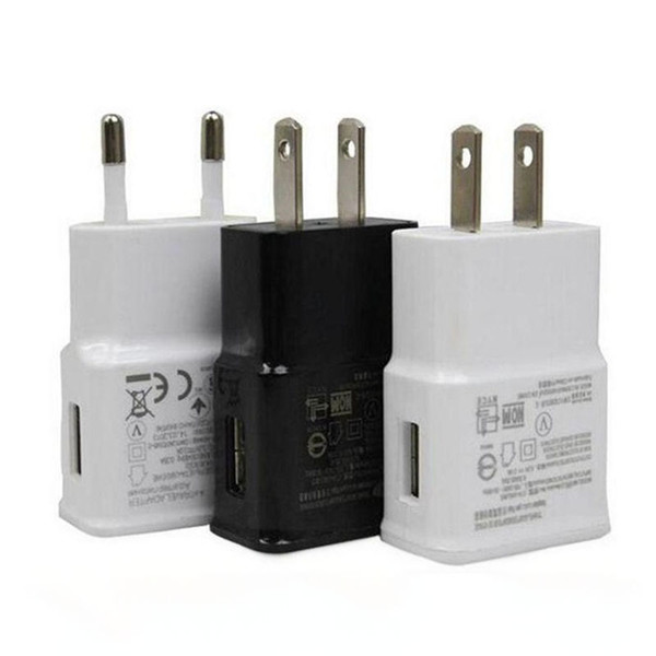 Real Full 5V 2A High Quality USB Wall Charger Travel Adapter For Samsung EU US Plug