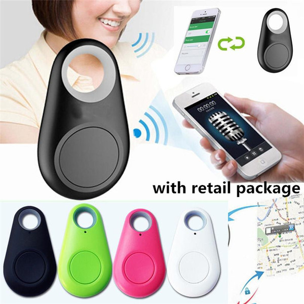 2019 Mini Wireless Phone Bluetooth 4.0 GPS Tracker Alarm iTag Key Finder Voice Recording Anti-lost Selfie Shutter For IOS Android Smartphone