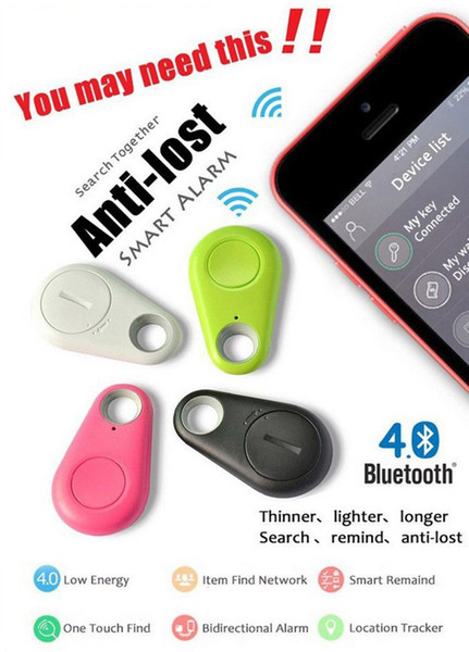 Mini Wireless Phone Bluetooth 4.0 GPS Tracker Alarm iTag Key Finder Voice Recording Anti-lost Selfie Shutter For ios Android Smartphone DHL